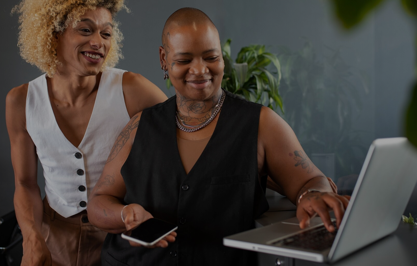 Hero section background